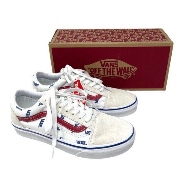 Vans Old Skool Shoes Women Size 7.5 Skate White Low Top Canvas Suede VN0A3WKT9M9 - Picture 4 of 10